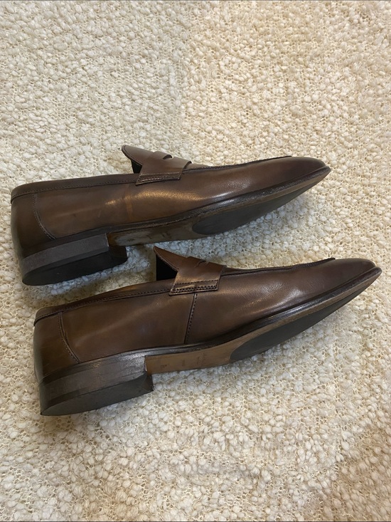To Boot Brown Leather Penny Loafers main image 6